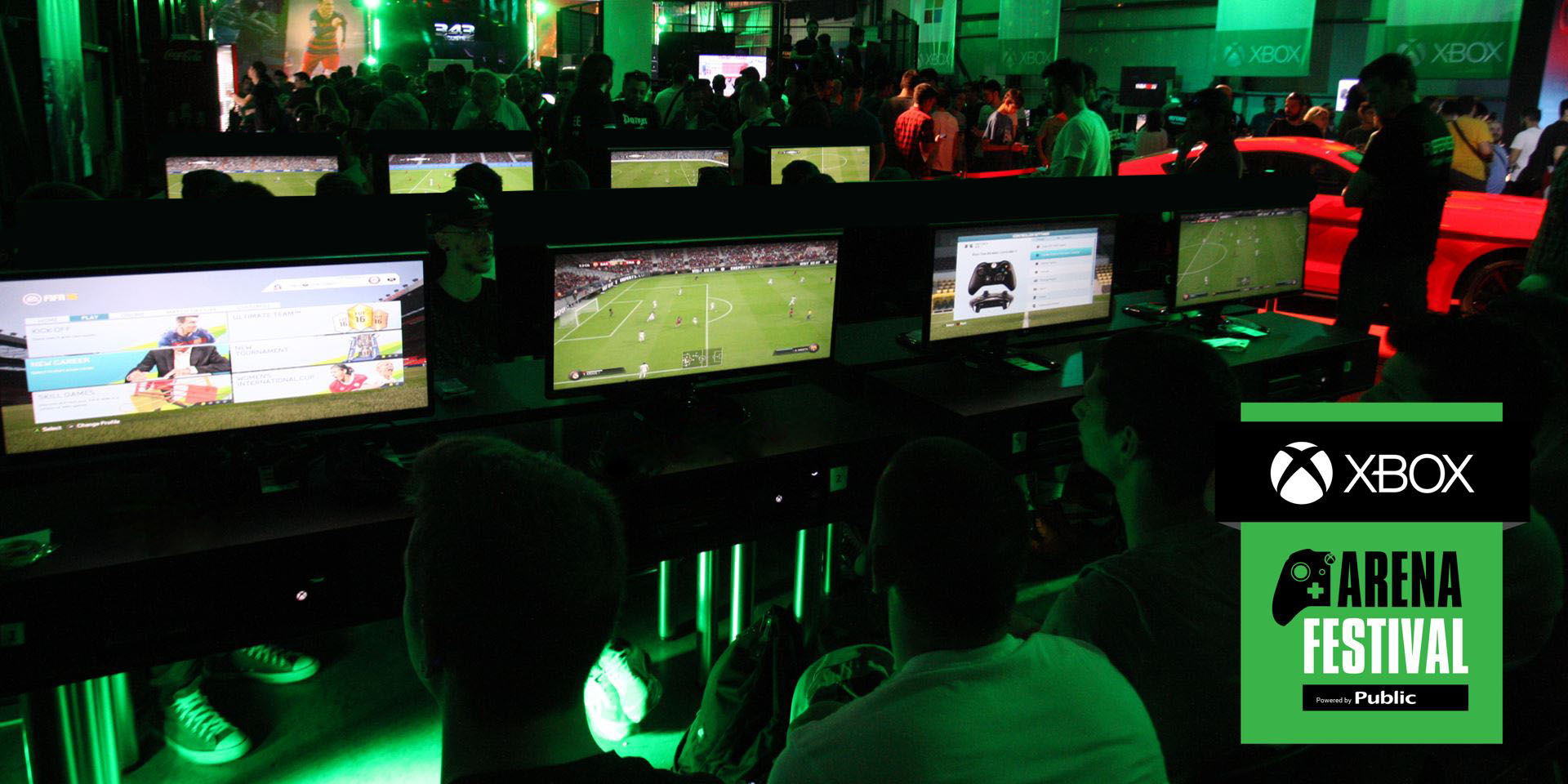 Xbox Arena Festival Gamers 