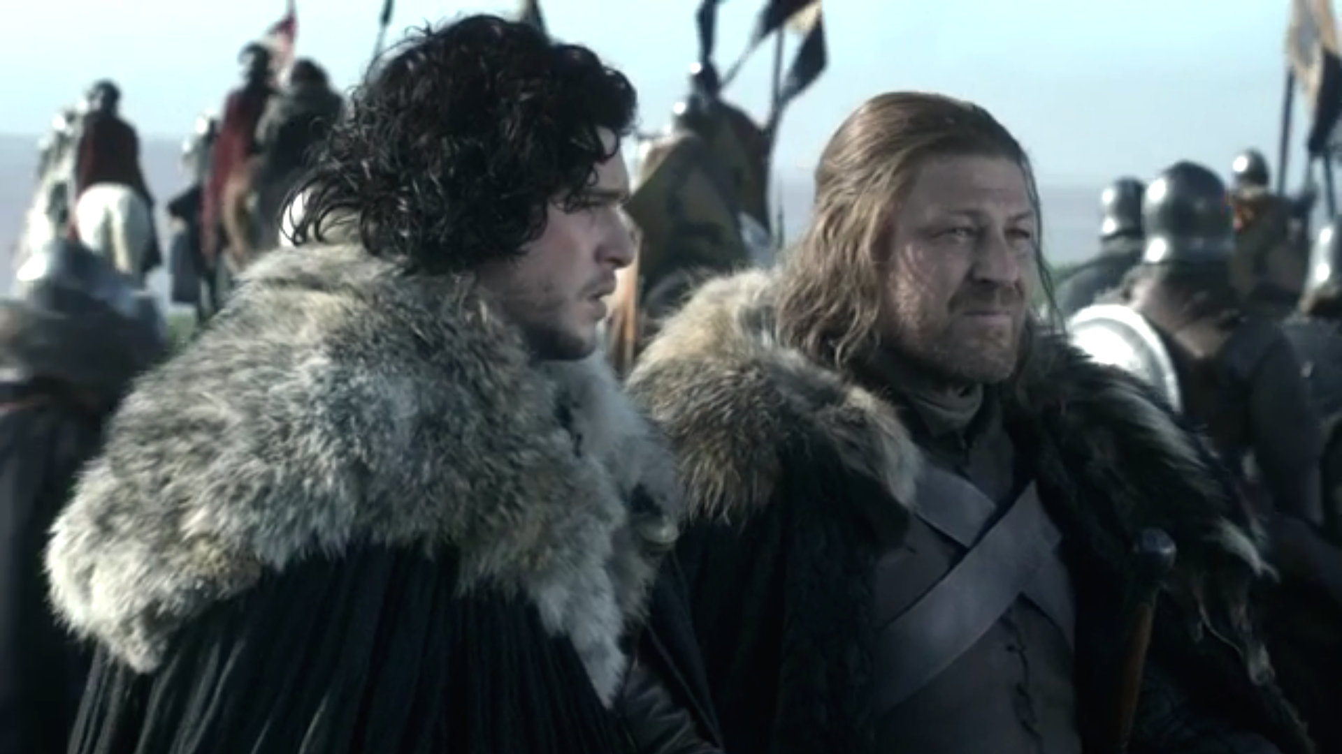 ned and jon game of thrones s1e2