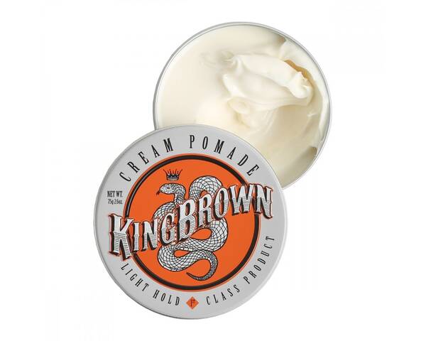 king brown cream pomade 75g open lid 2