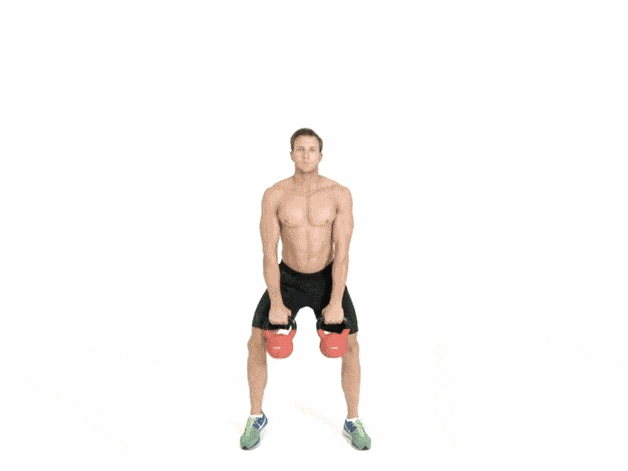 clean and press kettlebell