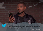 Είναι κακό δηλαδή που ο Usher είναι τόσο άνετος;
