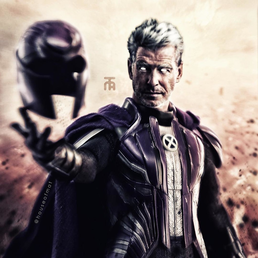 Εντάξει δεν είναι Avenger ο Magneto, αλλά μας αρέσει ο Pierce Brosnan αντί για Ian McKellen ή Mike Fassbender.