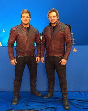 Ο Chris Pratt (Star-Lord) και ο κασκαντέρ Tony McFarr