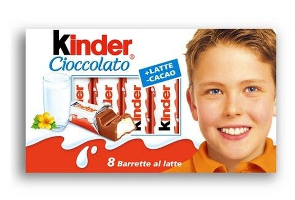 Αυτό το αγόρι εμφανίστηκε στη συσκευασία της Kinder το 2005. 