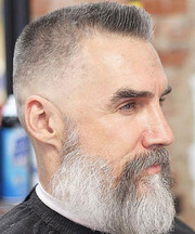 Bald-Fade-Crew-Cut-Long-Beard