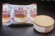 Ice Burger:

Ο σχηματισμός του παρέπεμπε σε μπέργκερ. Κυκλοφορούσε από την Έβγα και αποτελούνταν από κρέμα και σοκολάτα.