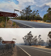 Αυτή είναι η αγνώριστη Αυστραλία πριν και μετά τις πυρκαγιές