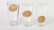 Βάλε το αβγό σε ένα ποτήρι με νερό. Αν αυτό καθίσει οριζόντια, τότε είναι φρέσκο. Πώς θα καταλάβεις αν πρέπει να το πετάξεις;