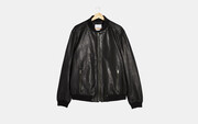Topman Leather Bomber Jacket
