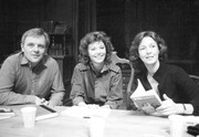 1983: Με τις ηθοποιούς Marsha Mason και Jane Alexander στην ανάγνωση του θεατρικού έργου του Harold Pinter, «Old Times»