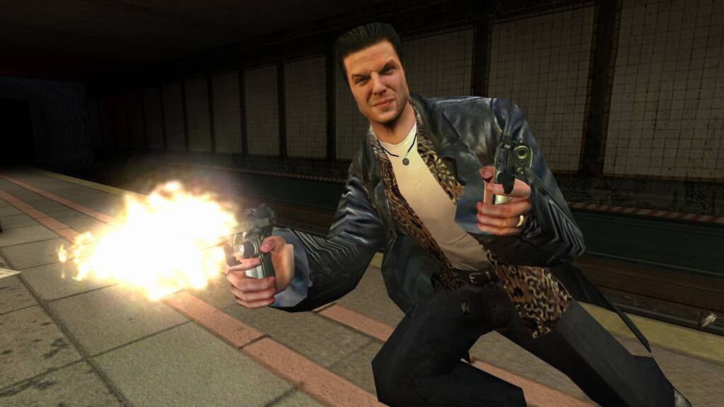 Το Max Payne διαδραματίζεται σε οπτική τρίτου προσώπου. Η δράση εκτυλίσσεται μέσω graphic novels, τα οποία αφηγούνται τα ενδιάμεσα γεγονότα της πλοκής, και μέσω cutscenes, όπου παρουσιάζονται με κινηματογραφικό τρόπο οι σημαντικές εξελίξεις.

