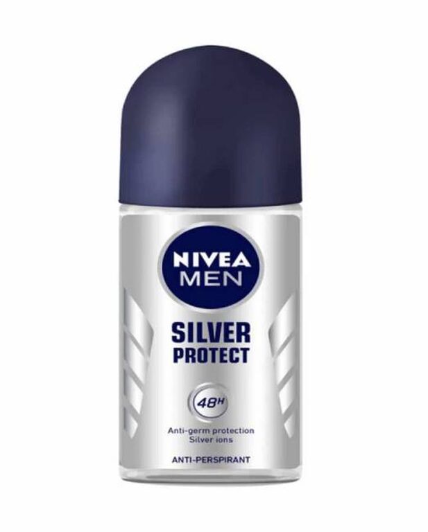 Nivea Men Silver Protect:  

Aναπτύχθηκε ειδικά για άνδρες κατά της κακοσμίας και της εφίδρωσης. Η πρωτοποριακή σύνθεση περιέχει ιόντα αργύρου που είναι επιστημονικά αποδεδειγμένο ότι εξαλείφουν με ασφάλεια τα βακτήρια. Ότι πρέπει για σένα που ιδρώνεις συχνά και ειδικά όταν χάρη στα ιόντα αργύρου που περιέχει, μπορεί να σου προσφέρει μέχρι και 48 ώρες προστασία.