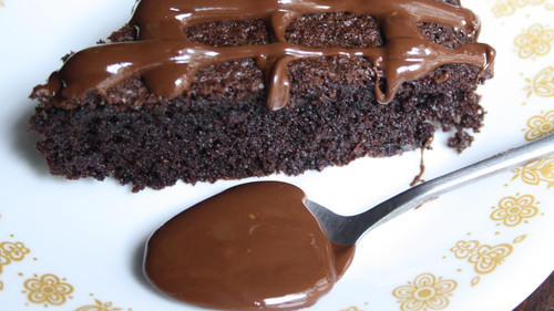 Brownies με λιωμένη σοκολάτα