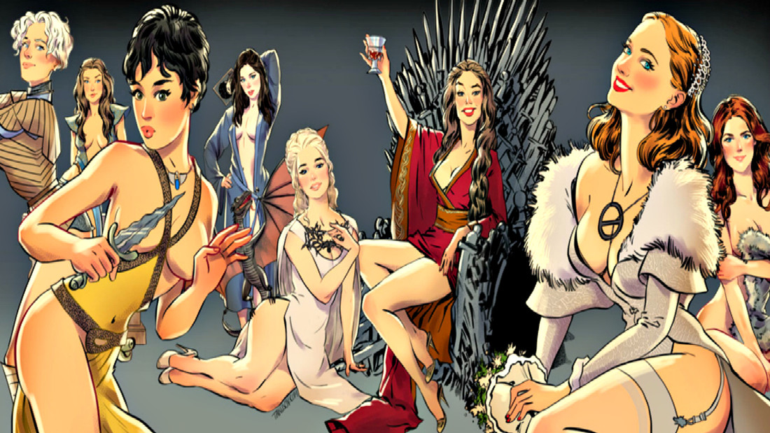Τα κορίτσια του Game of Thrones στο χαρτί