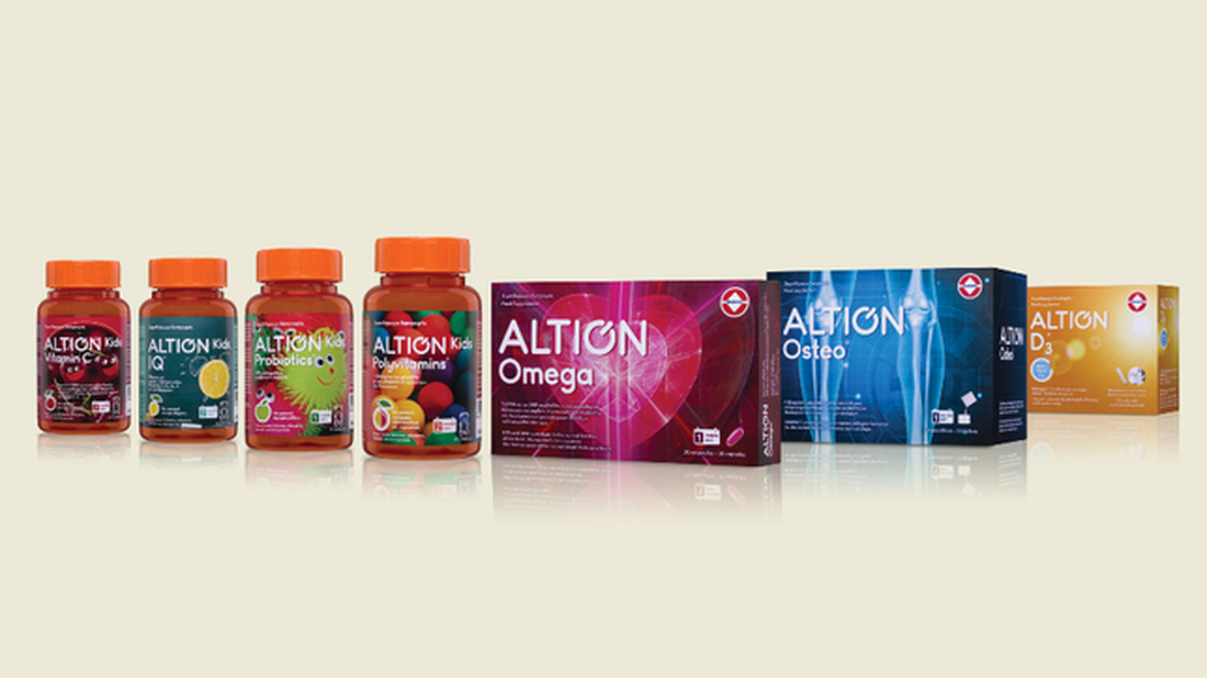 Altion: Η νέα σειρά συμπληρωμάτων διατροφής από τη ΒΙΑΝΕΞ/ΒΙΑΝ