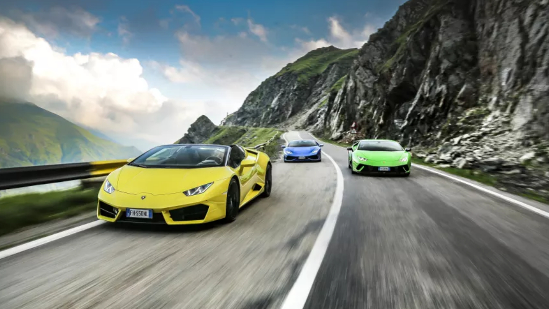 Οι δρόμοι της Ρουμανίας γέμισαν Lamborghini