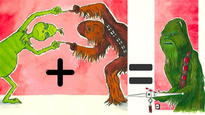 Τι προκύπτει αν προσθέσεις τον Grinch με τον Chewbacca;