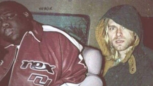  Φωτογραφία με τους Notorious B.I.G και Cobain να αράζουν παρέα;