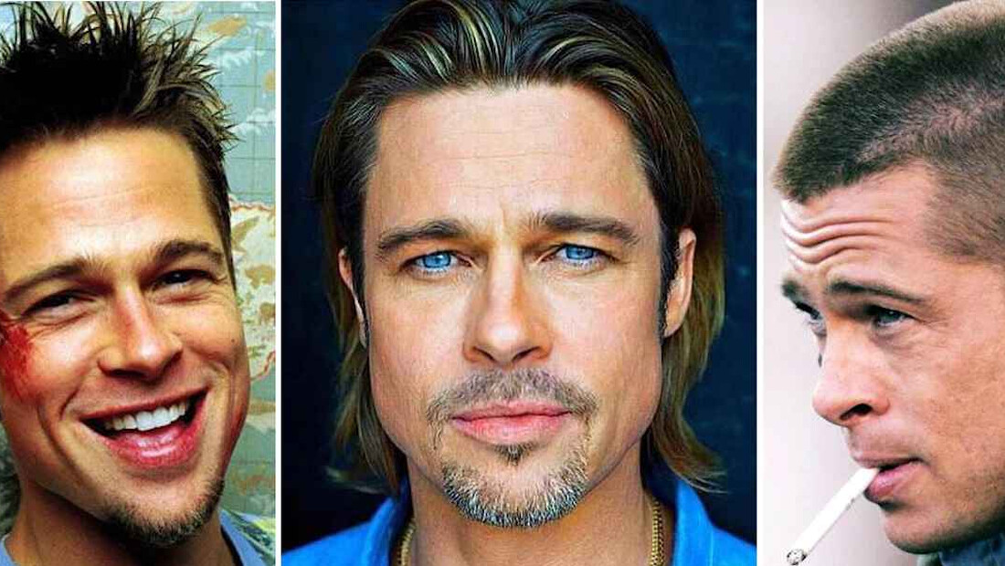 Μία ματιά στα καλύτερα χτενίσματα του Brad Pitt