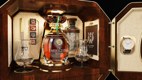 Το next-level whiskey ονομάζεται Emerald Isle και είναι ένα τέκνο της πολυτέλειας