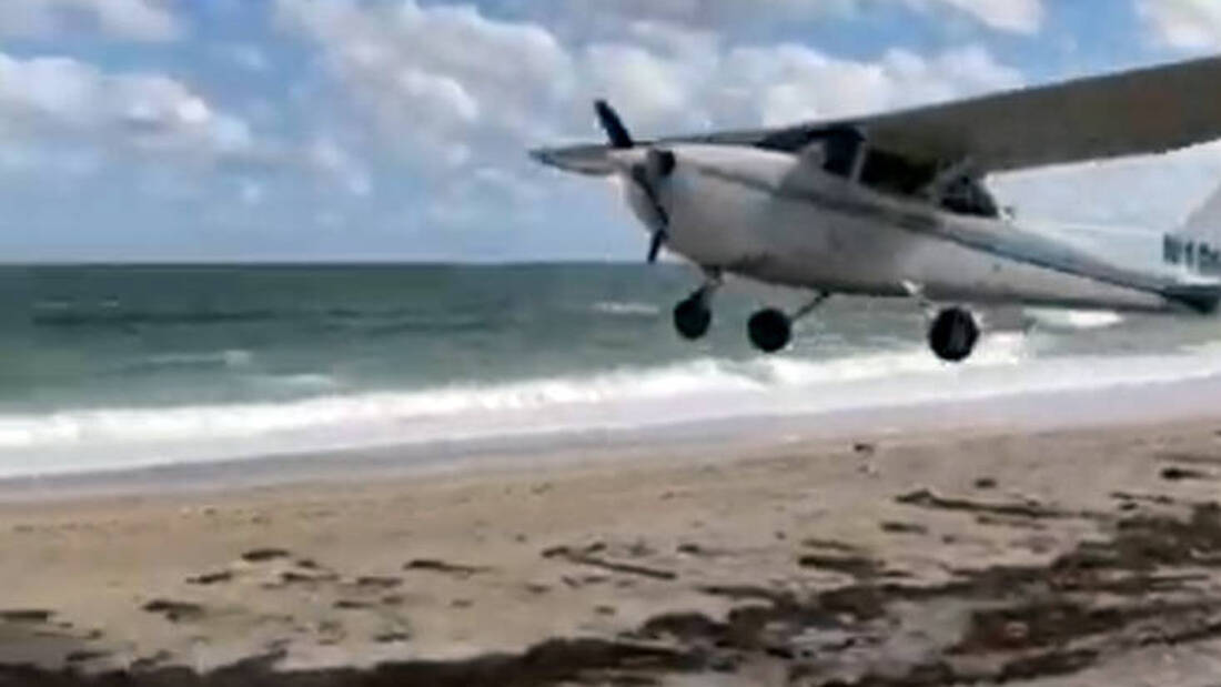 Έχεις δει ποτέ αεροπλάνο να προσγειώνεται σε παραλία;