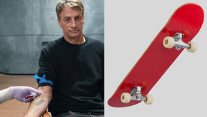 O Tony Hawk έχει αφήσει στην κυριολεξία το αίμα του στo skateboard 