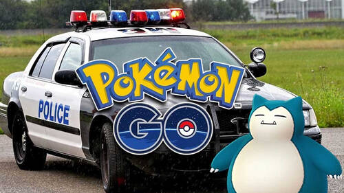 Aν είσαι αστυνομικός καλό είναι να μην κυνηγάς Pokémon αντί για ληστές
