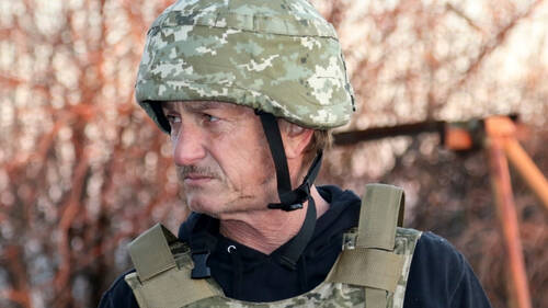 Ο Sean Penn βρίσκεται στην Ουκρανία και γυρίζει ντοκιμαντέρ για την εισβολή της Ρωσίας