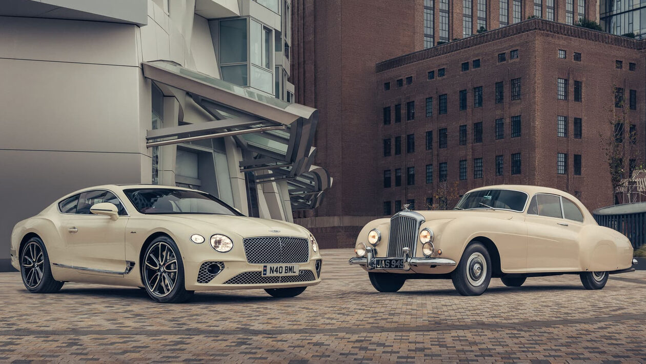 H Bentley R-Type του 1953 εμπνέει μια σύγχρονη Continental GT Azure