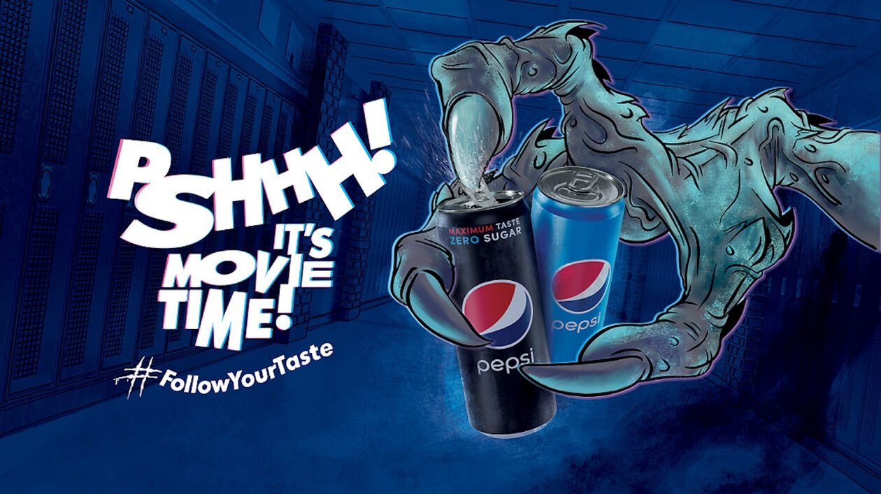 “Pshhhh! It’s movie time! από την Pepsi