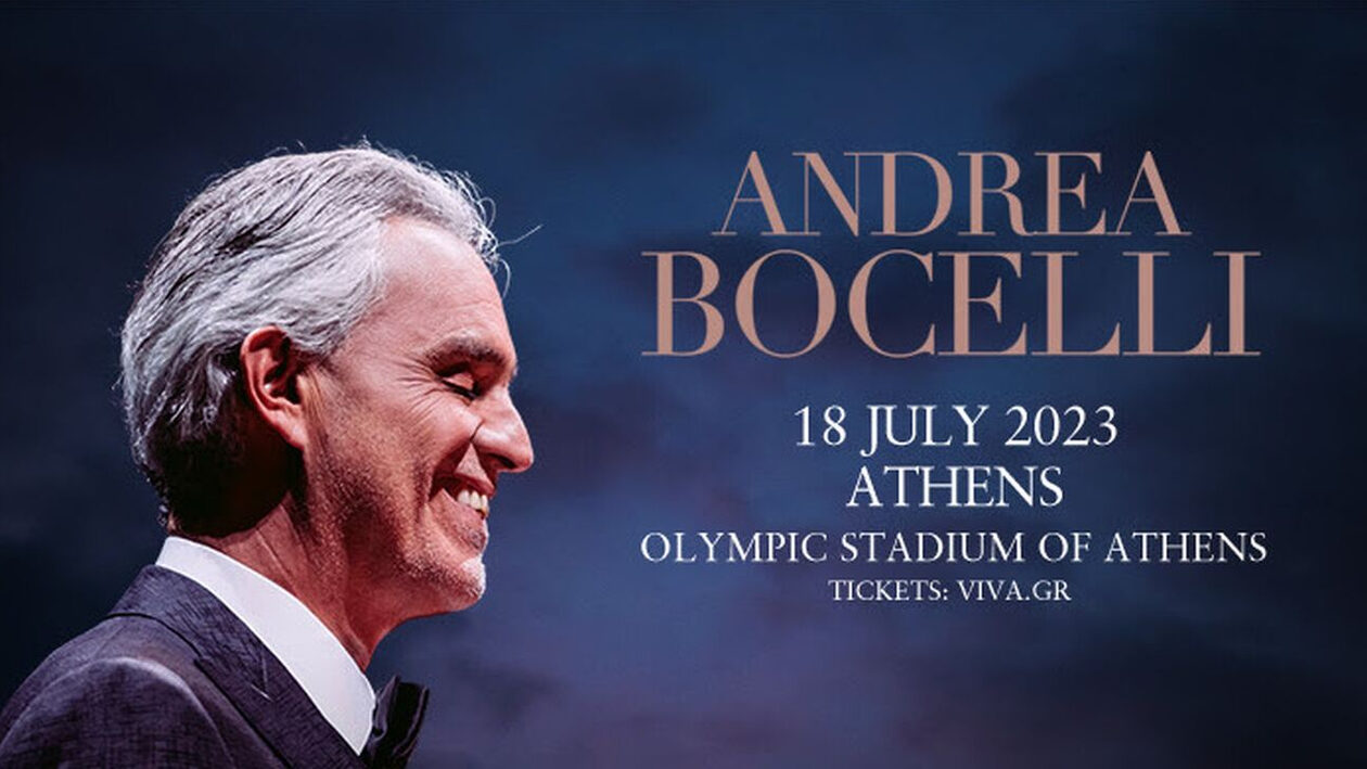 O Andrea Bocelli στις 18 Ιουλίου στο Ολυμπιακό Στάδιο Αθήνας
